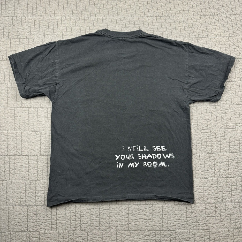 Juice Wrld T Shirt Men Large Black Rap Double Sided Graphic Shadows In My Room - Picture 3 of 9